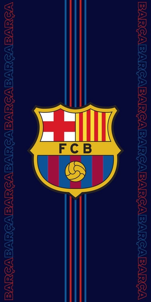 Fotbalová osuška FC Barcelona Racing