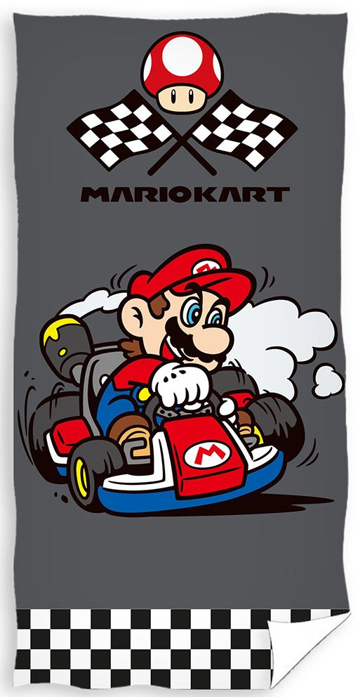 Dětská osuška Super Mario Kart Cílová Čára