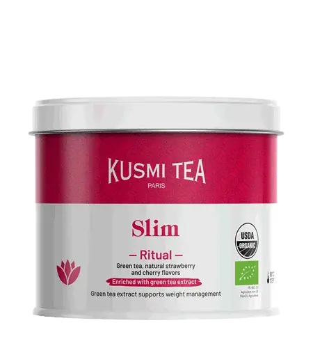 KUSMI TEA Organic Slim sypaný čaj v plechovce 100 g