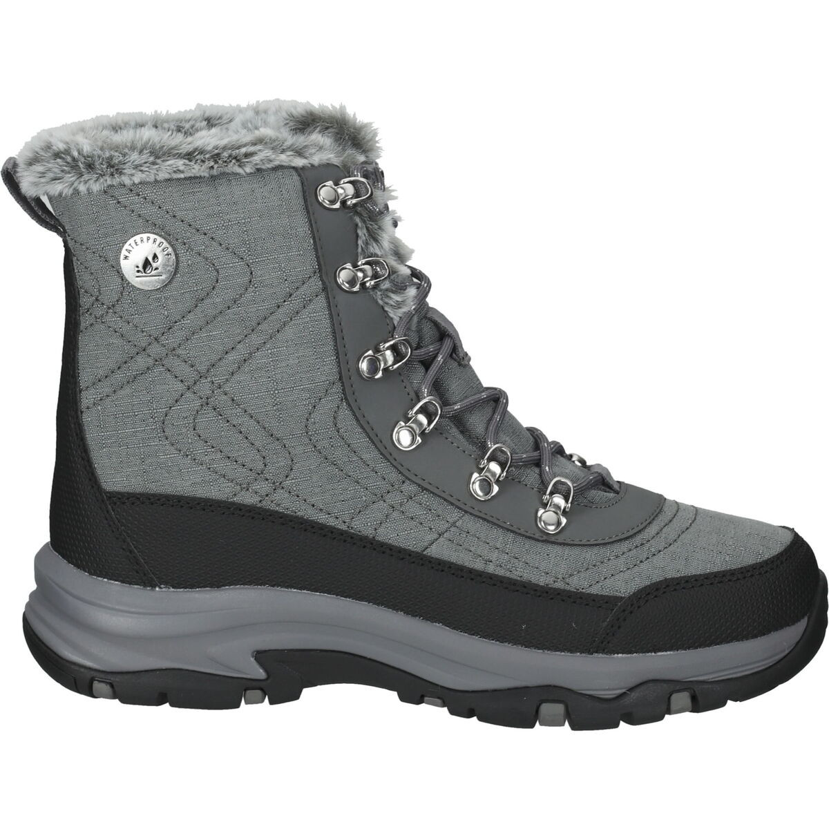 Skechers  Stiefel  Šedá