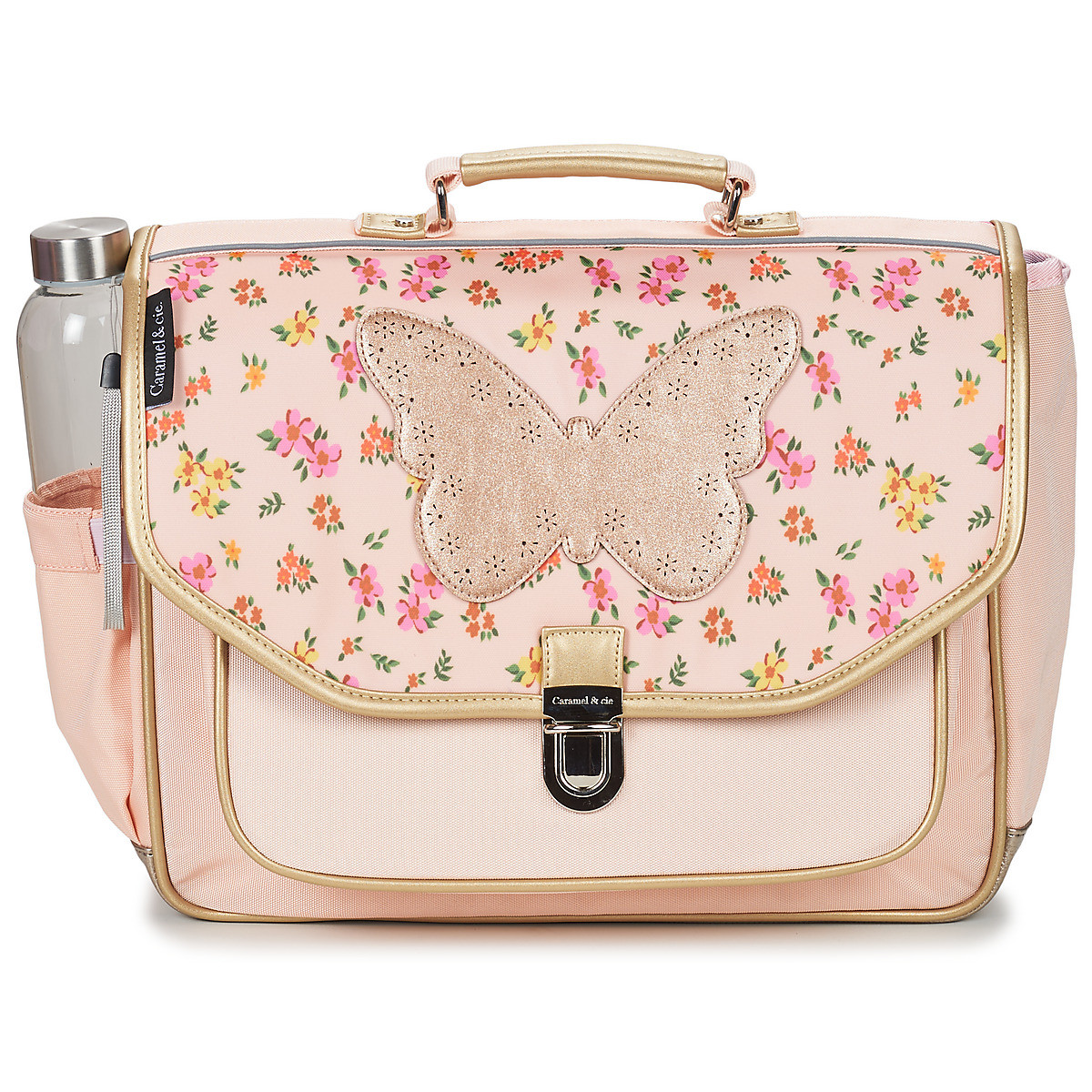 CARAMEL & CIE  CARTABLE 38 CM PAPILLON LIBERTY  Růžová