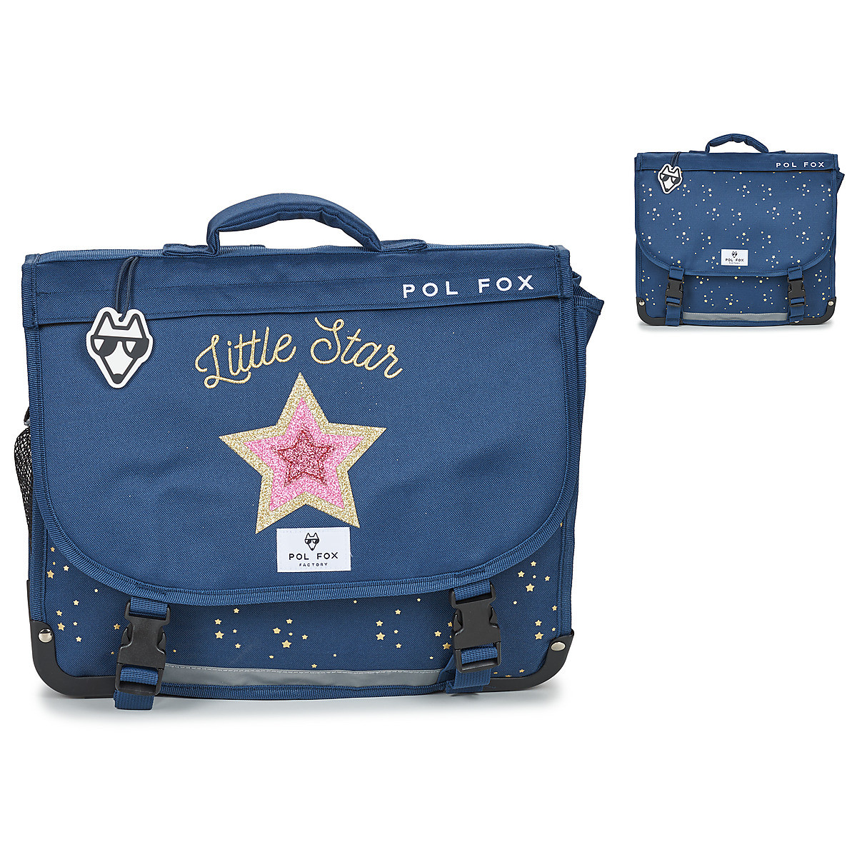 Pol Fox  CARTABLE STAR BLU 38 CM  Tmavě modrá