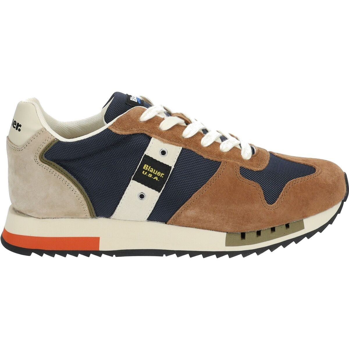 Blauer  Sneaker  Hnědá