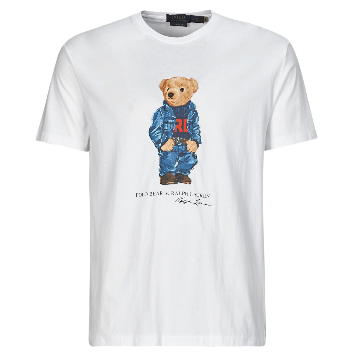 Polo Ralph Lauren  T-SHIRT AJUSTE EN COTON POLO BEAR  Bílá