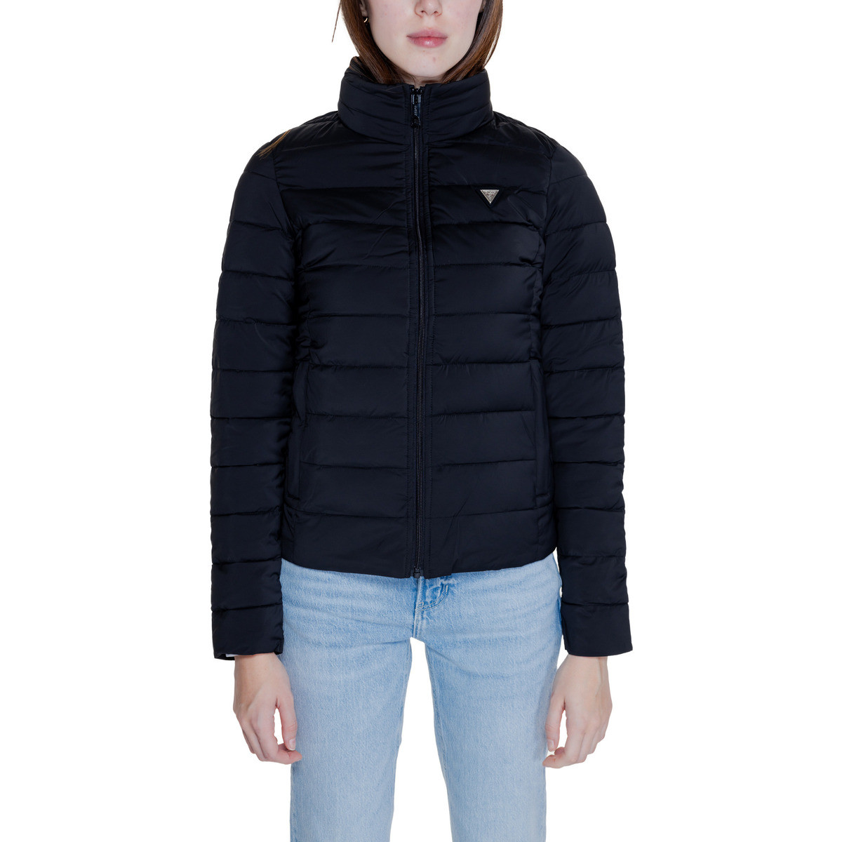 Guess  SOLID HEAVY DIANN PUFFER V4YL04 WF3X0  Černá