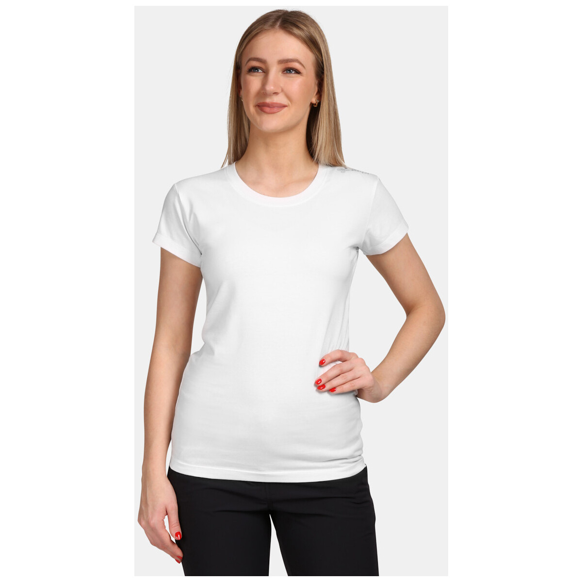 Kilpi  Dámské bavlněné tričko  PROMO-W  Bílá