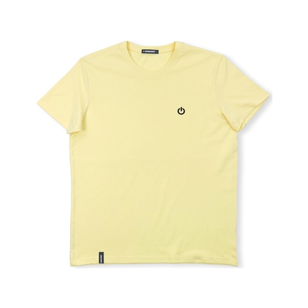 Organic Monkey  Power Off T-Shirt - Yellow Mango  Žlutá