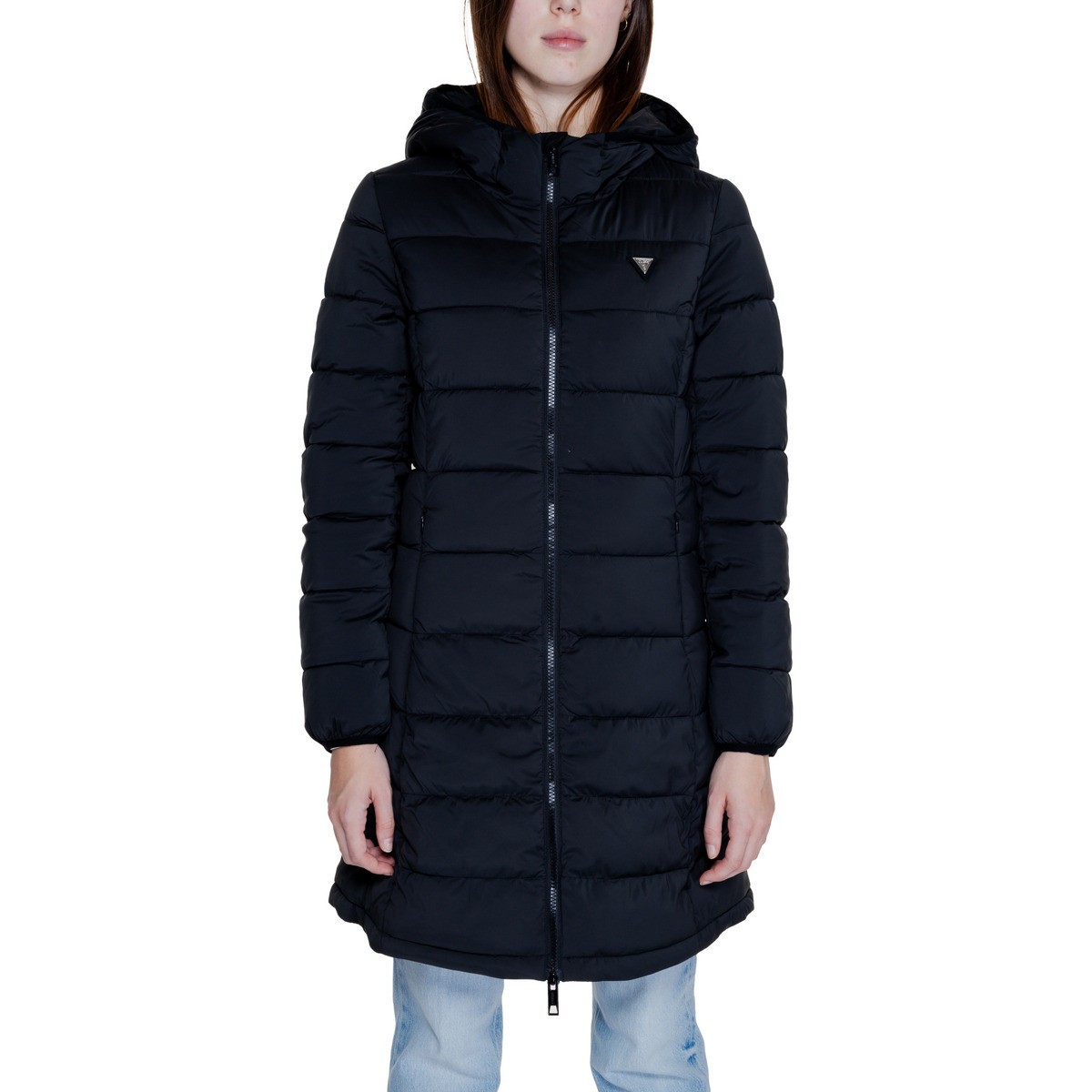 Guess  NEW ALETA LONG PUFFER V4YL05 WF3X0  Černá