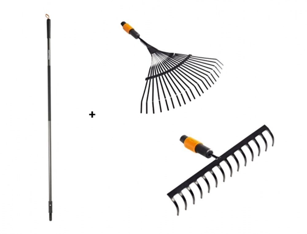 Set QuikFit hrábí & násady Fiskars 10511