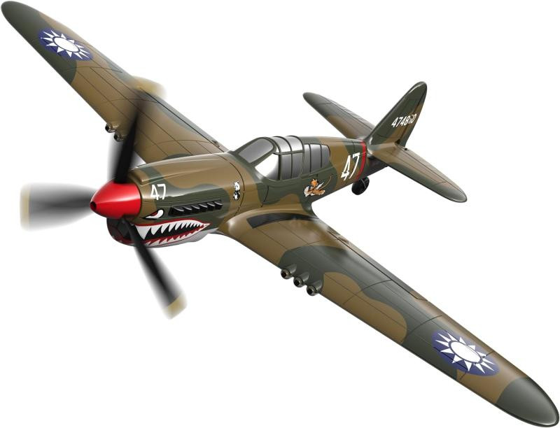 Volantex RC letadlo P-40 Warhawk RTF se 6ti osou stabilizací z odolného EPP materiálu