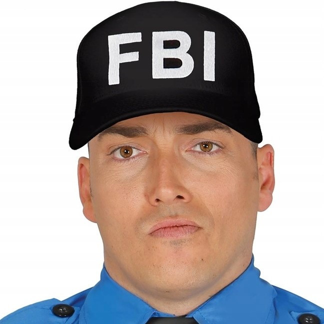 Kšiltovka FBI černá