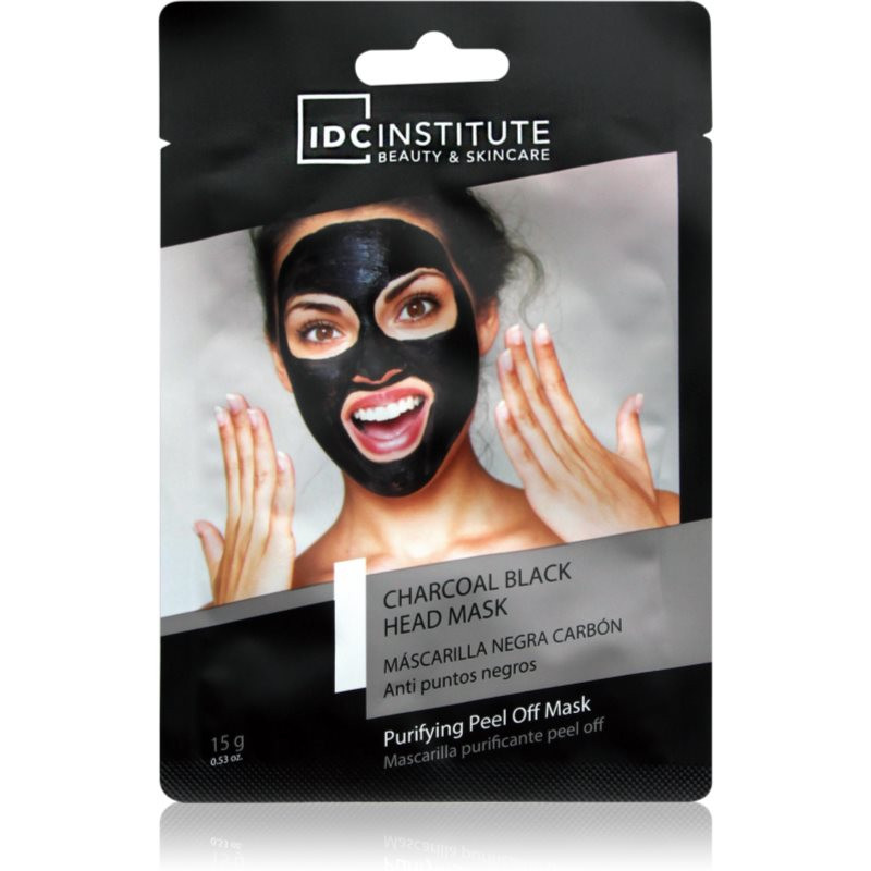 IDC Institute Charcoal Blackhead Mask slupovací maska proti černým tečkám s aktivním uhlím 15 g