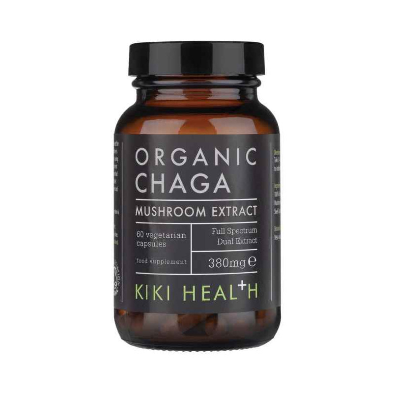 Chaga extrakt BIO, kapsle KIKI Health