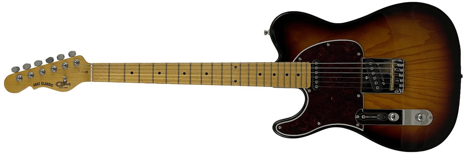 G&L Tribute ASAT Classic Lefty 3-Tone Sunburst MP