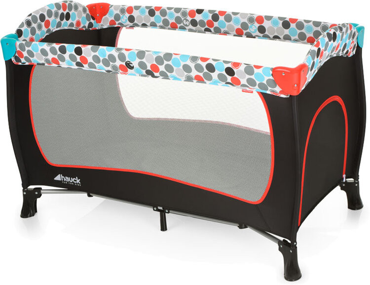 HAUCK Cestovní postýlka Sleep'n Play Plus - Gumball black