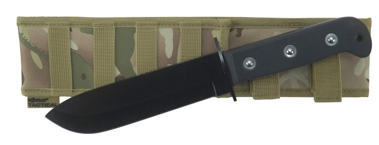 Nůž britský s pouzdrem Molle Survival Knife BTP MultiCam Kombat®