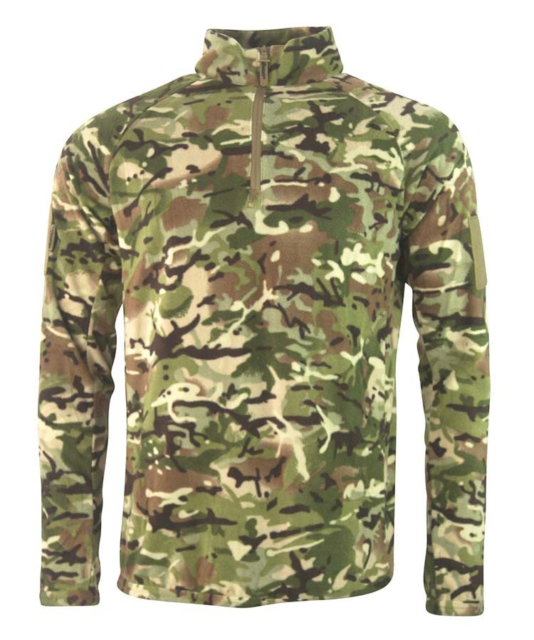 Mikina Alpha Mid-Layer Fleece střední vrstva BTP MultiCam Velcro Kombat® Velikost: Small