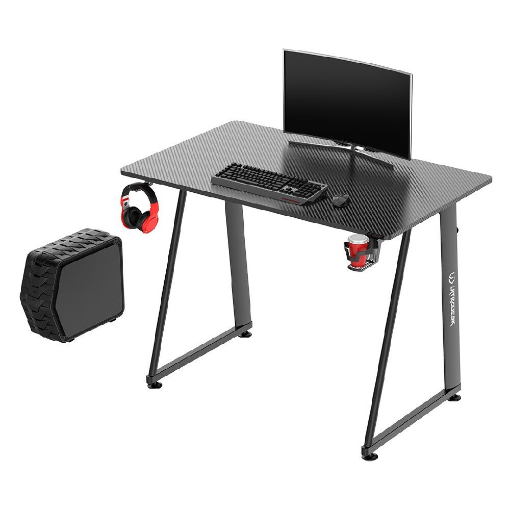 ULTRADESK ENTER V2 kompaktní herní stůl 100x60 cm černý