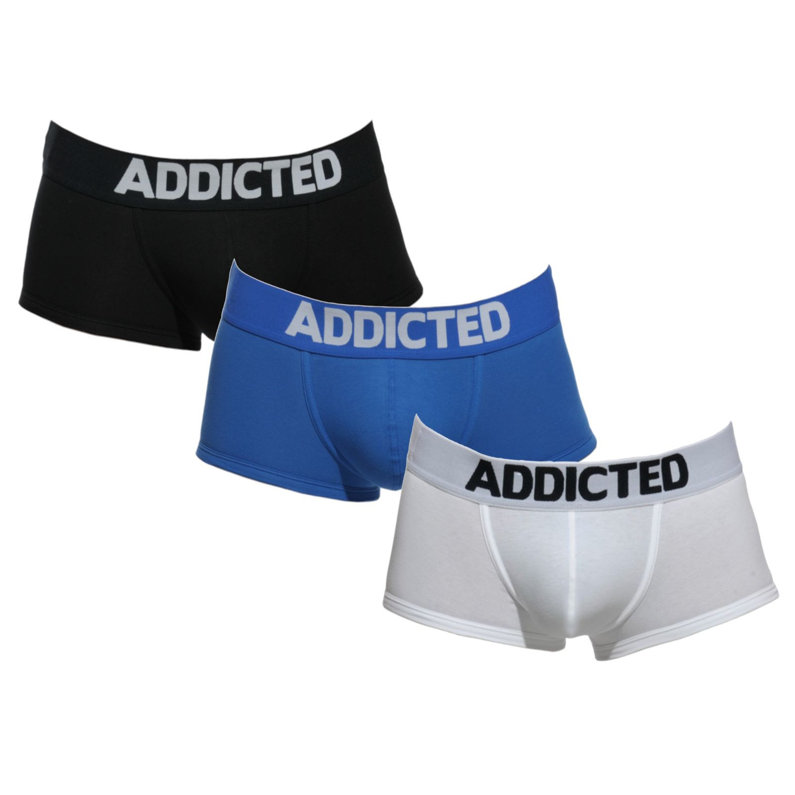 3PACK pánské boxerky Addicted vícebarevné (AD421P-3COL) L