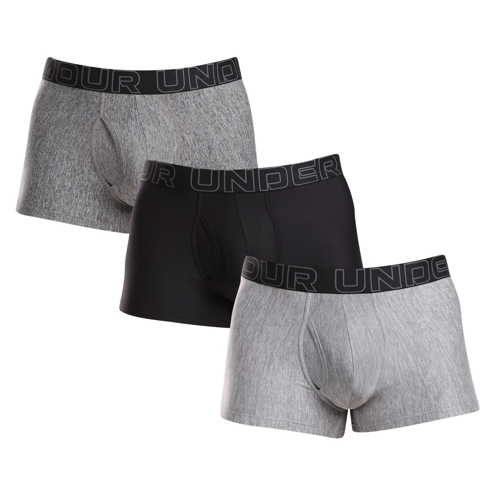 3PACK pánské boxerky Under Armour vícebarevné (1383882 035) XL