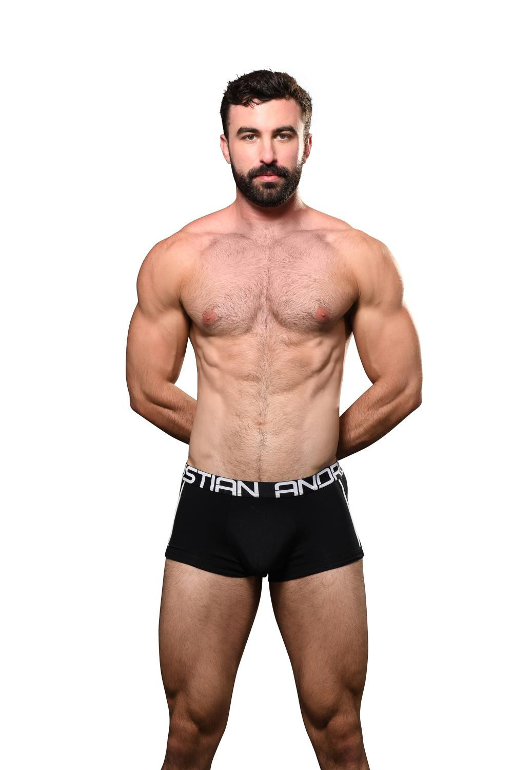 Pánské boxerky Andrew Christian černé TROPHY BOY (93008-BLK) S