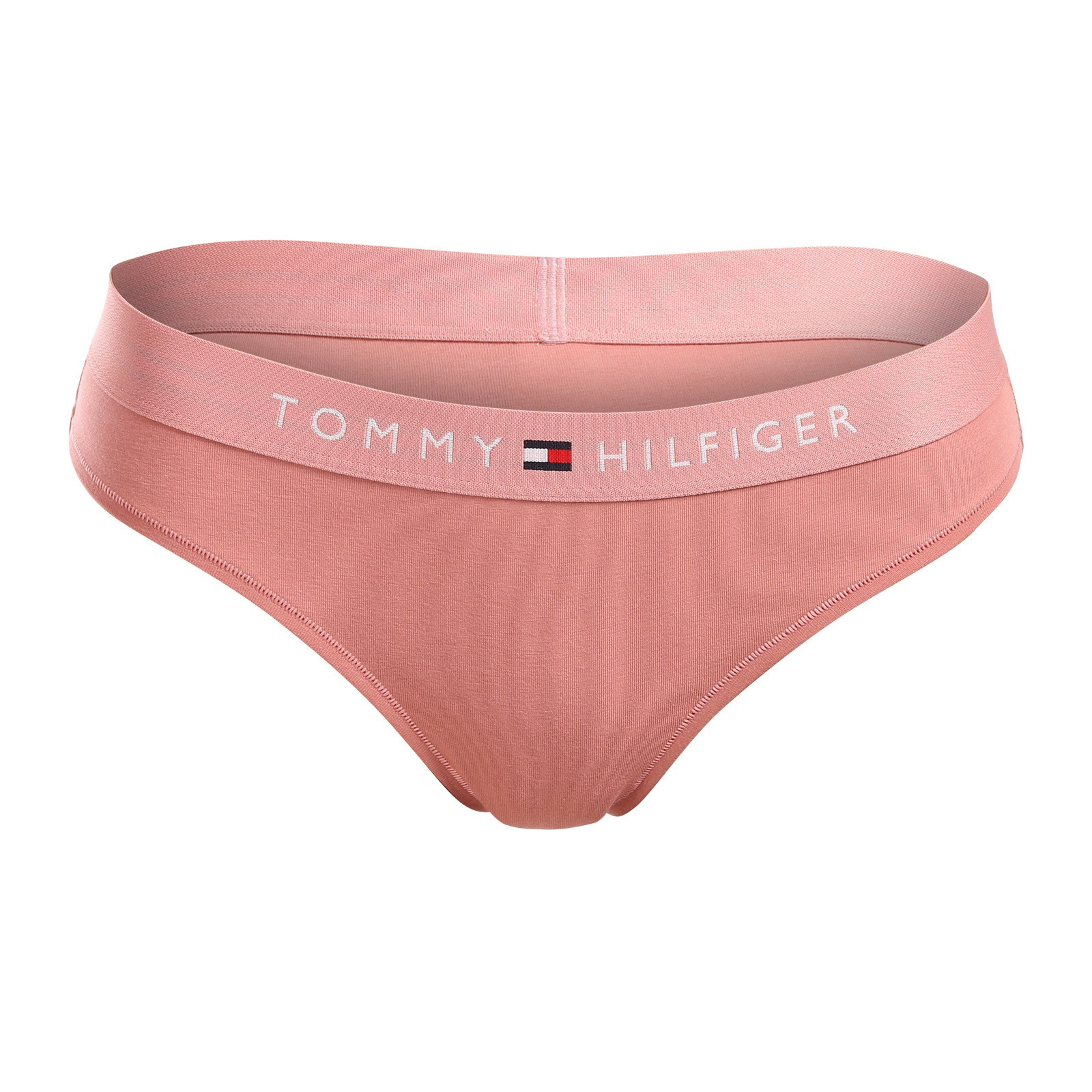 Dámská tanga Tommy Hilfiger růžové ( UW0UW04146 TJ5) XS