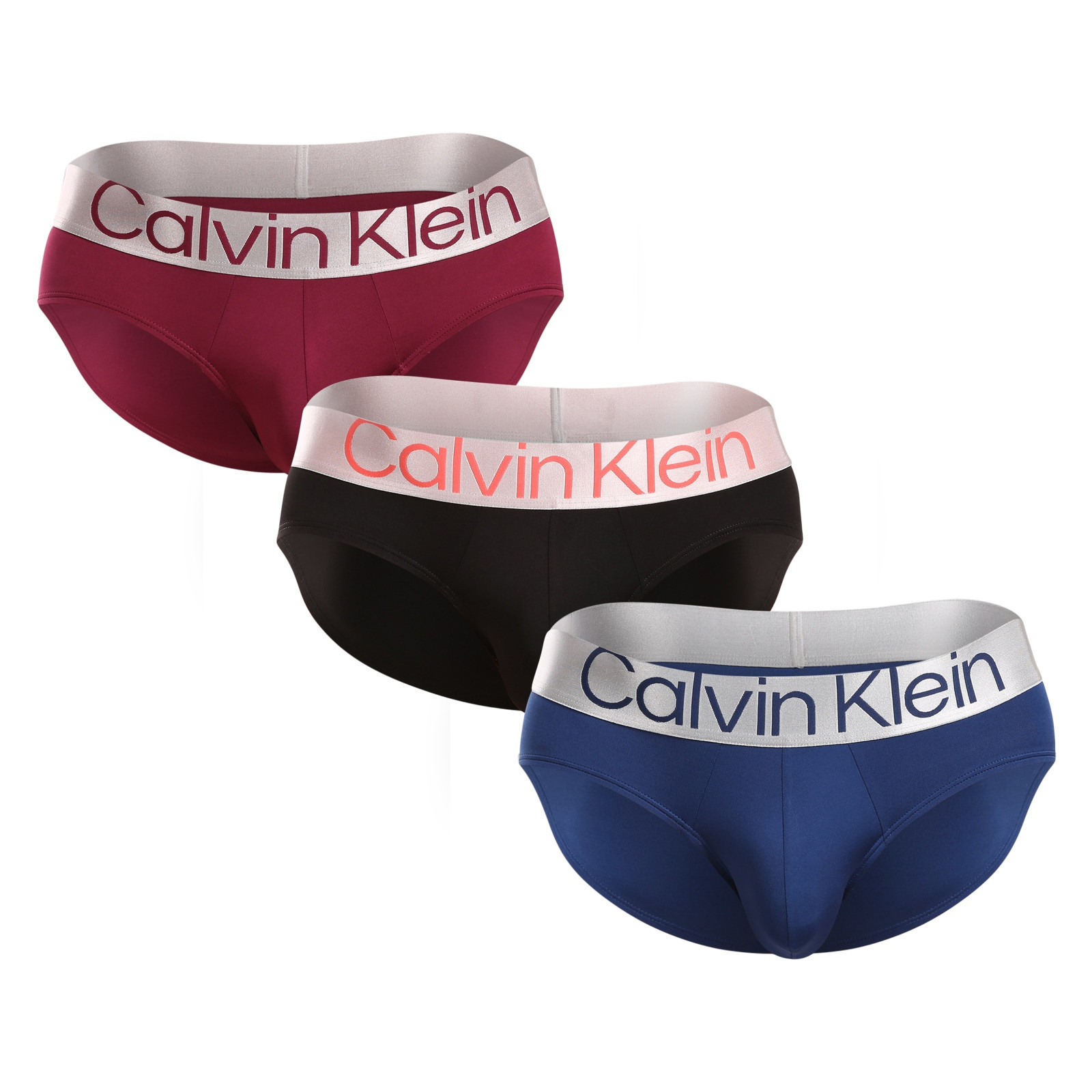 3PACK pánské slipy Calvin Klein vícebarevné (NB3073A-N2G) S