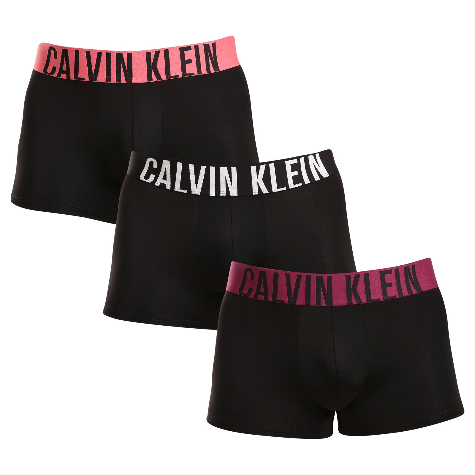 3PACK pánské boxerky Calvin Klein černé (NB3775A-MDL) M