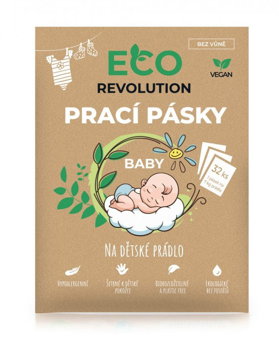 Prací pásky EcoRevolution baby 32ks (ECO9932)