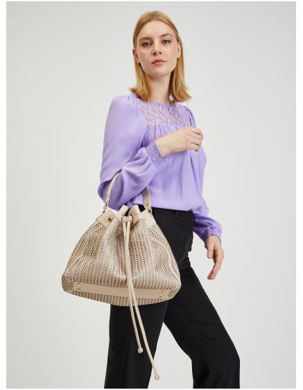 Béžová dámská kabelka