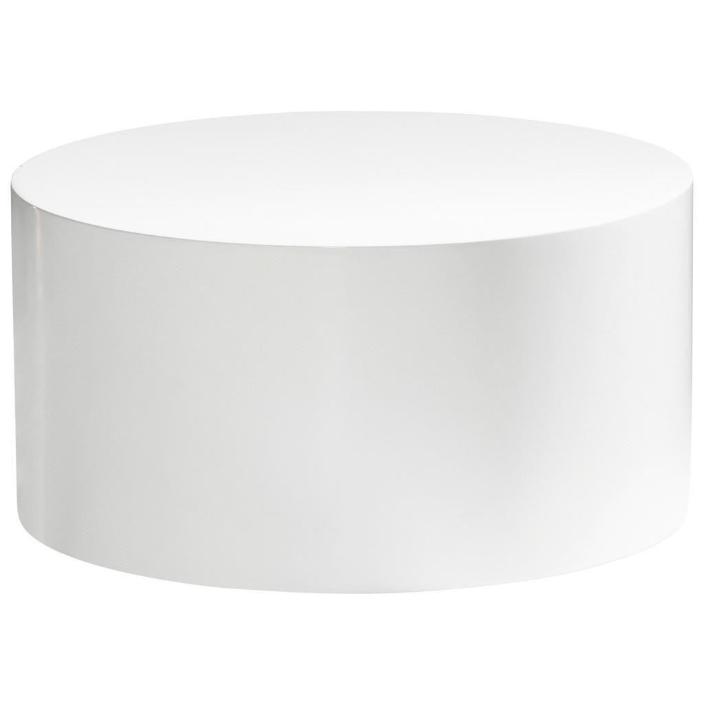 Livetastic KONFERENČNÍ STOLEK, vysoce lesklá bílá, kompozitní dřevo, 60/60/30 cm