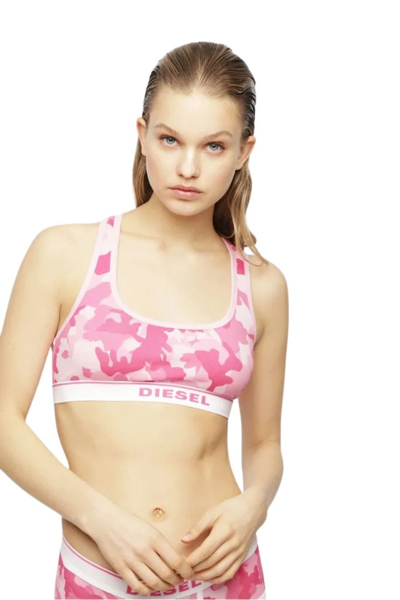 9011 DIESEL S.P.A.,BREGANZE Bra - Diesel UFSBMILEY BRA pink-white