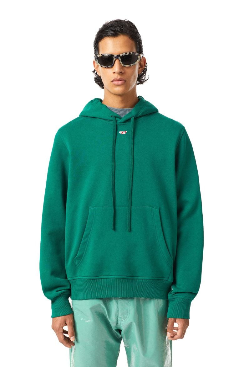 Diesel Sweatshirt - S-GINN-HOOD-D SWEAT-SHIRT green