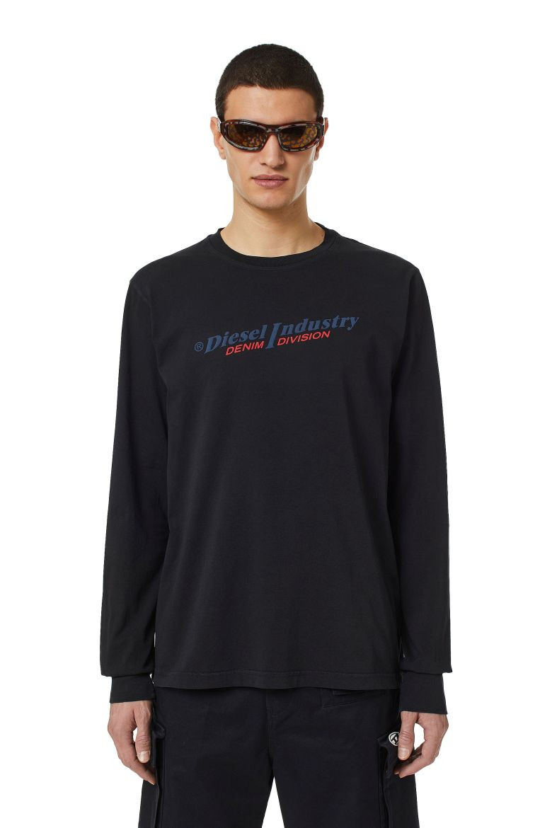 Diesel Sweatshirt - T-JUST-LS-IND T-SHIRT black