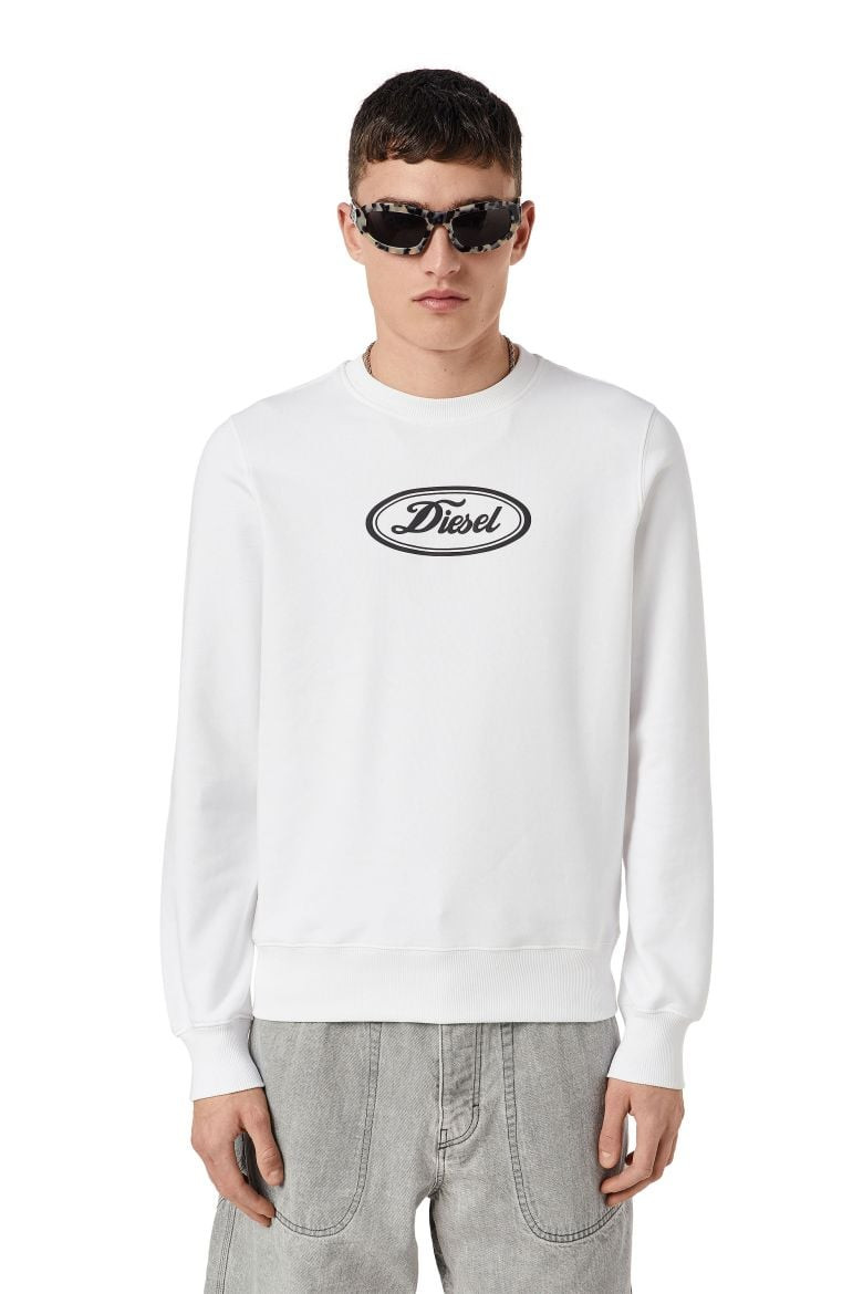 Diesel Sweatshirt - S-GINN-C2 SWEAT-SHIRT white