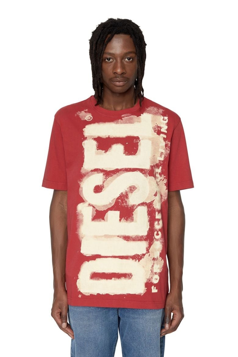 Diesel T-shirt - T-JUST-E16 T-SHIRT red