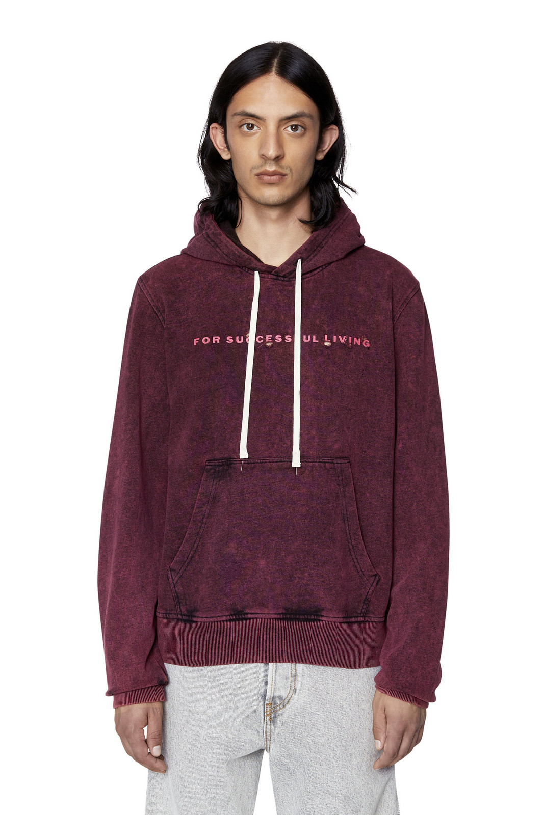 Diesel Sweatshirt - S-GINN-HOOD-E1 SWEAT-SHIRT purple