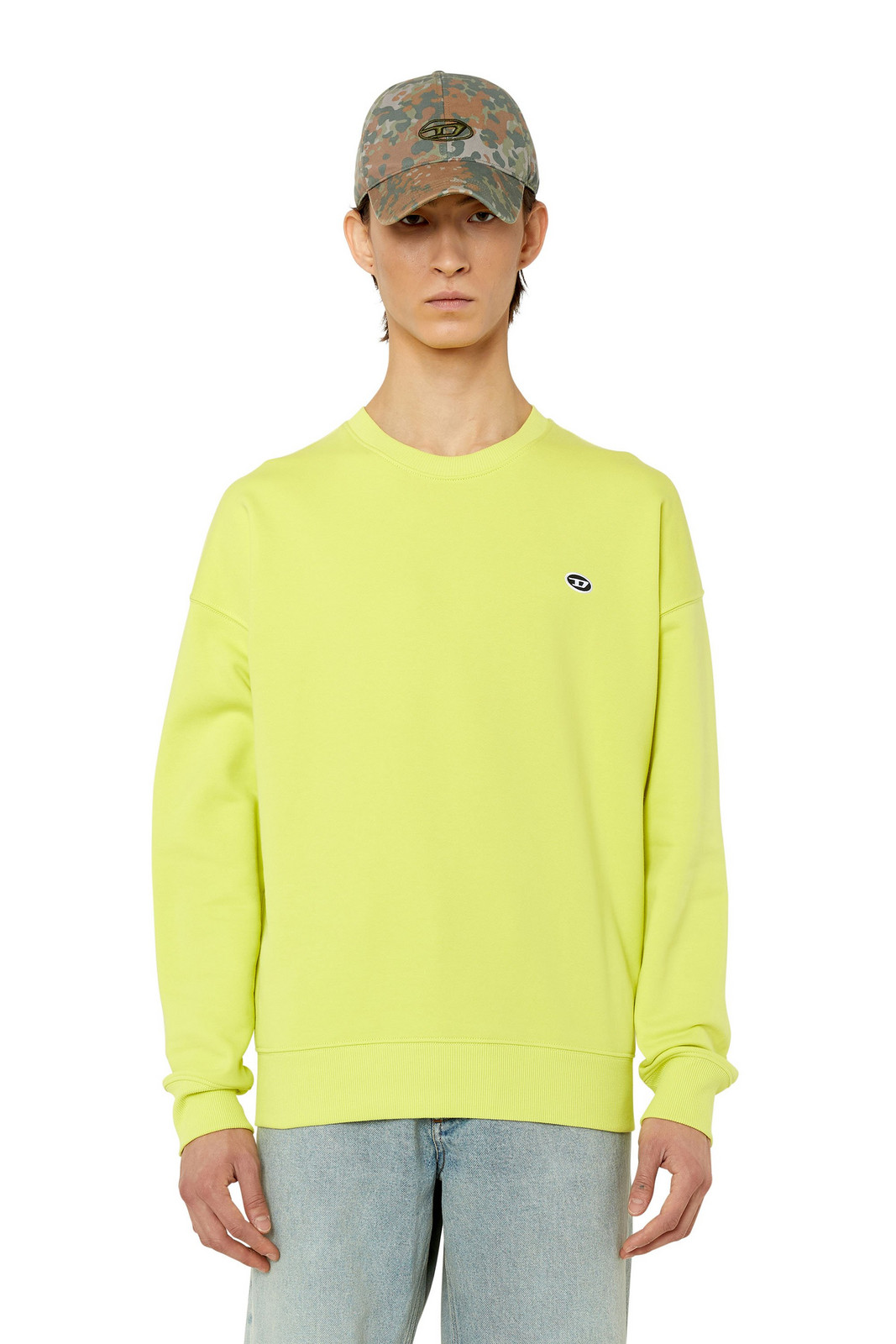 Diesel Sweatshirt - S-ROB-DOVAL-PJ SWEAT-SHIRT green