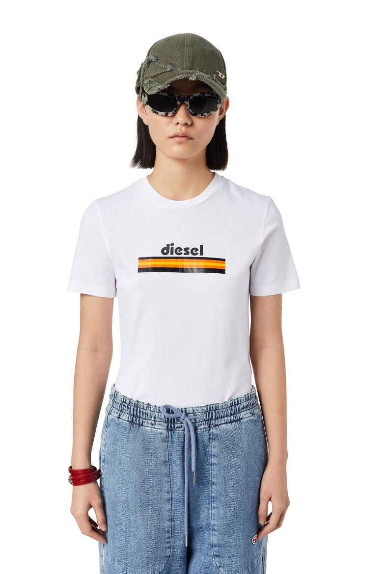 T-shirt - Diesel T-REG-C26 T-SHIRT white