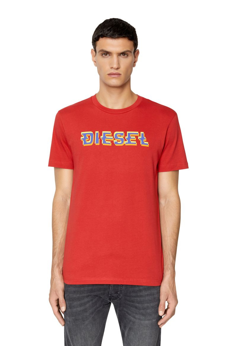 Diesel T-shirt - T-DIEGOR-K52 T-SHIRT red