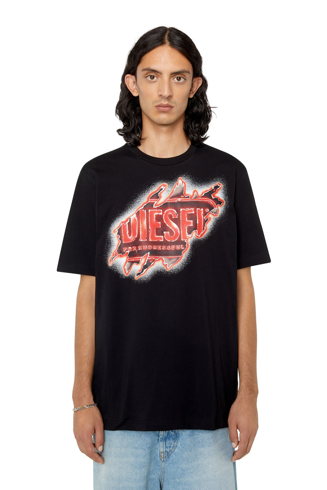 Diesel T-shirt - T-JUST-E43 T-SHIRT black