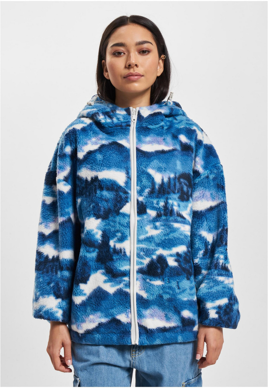 Dámská mikina Clouds Zip Hoody modrá