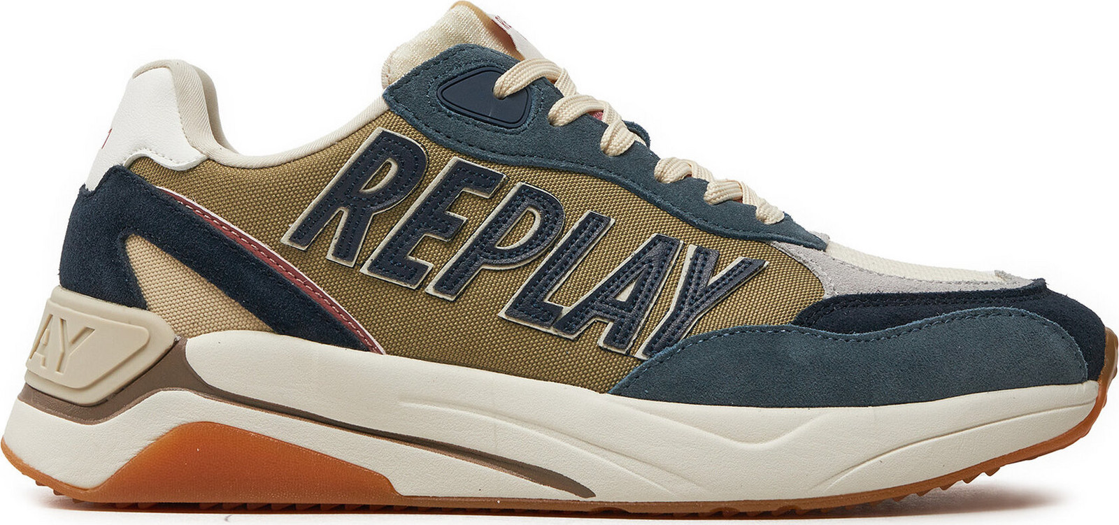 Sneakersy Replay GMS6I.000.C0031T Khaki