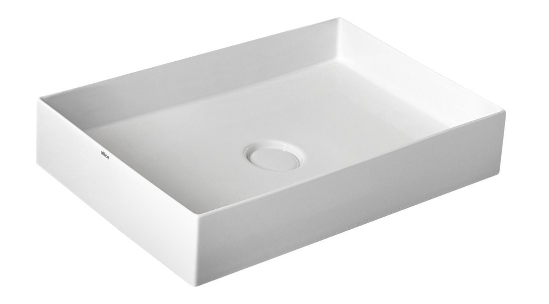 Sapho STORM keramické umyvadlo na desku 60x37 cm, bílé