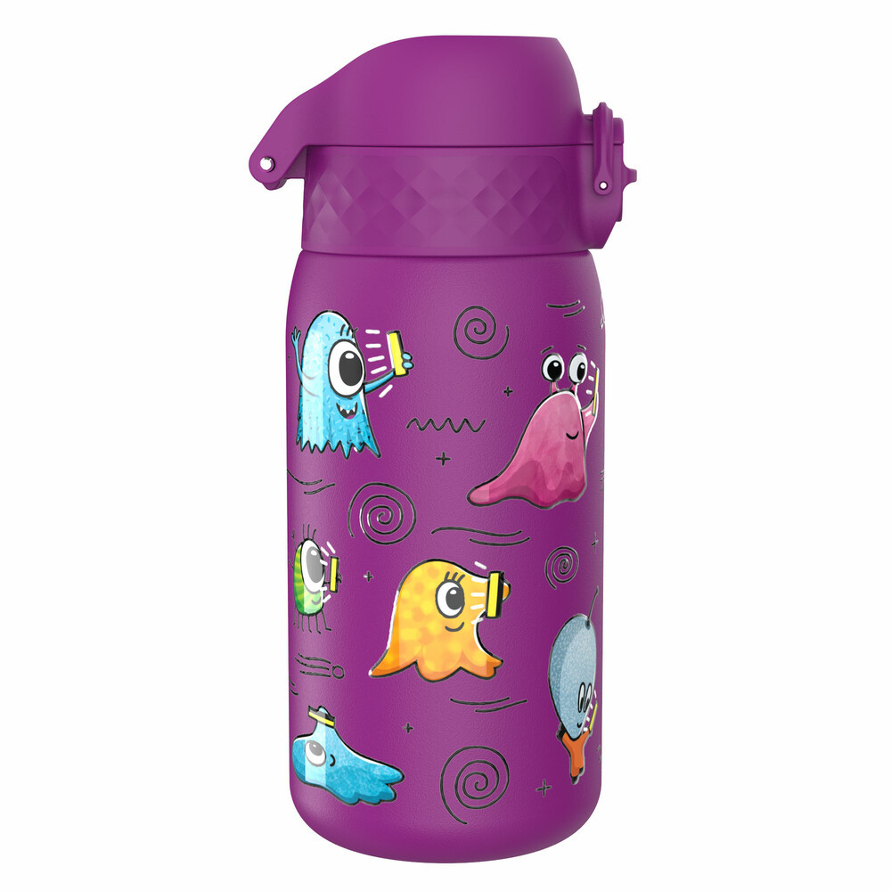 ion8 Leak Proof nerezová láhev Aliens, 400 ml