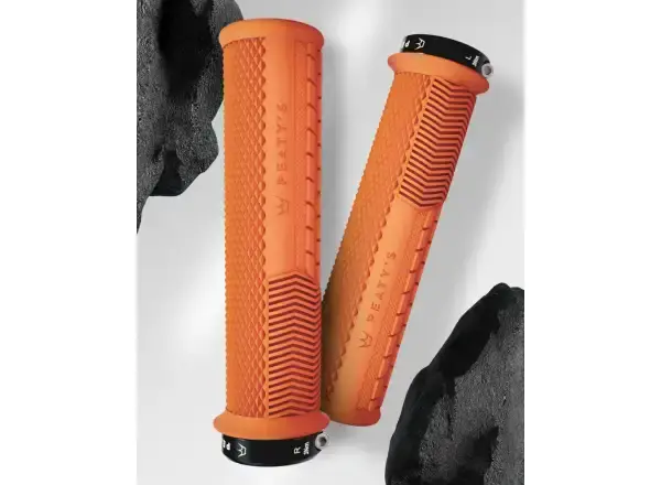 Peaty's Monarch Knurl Thick gripy Mango