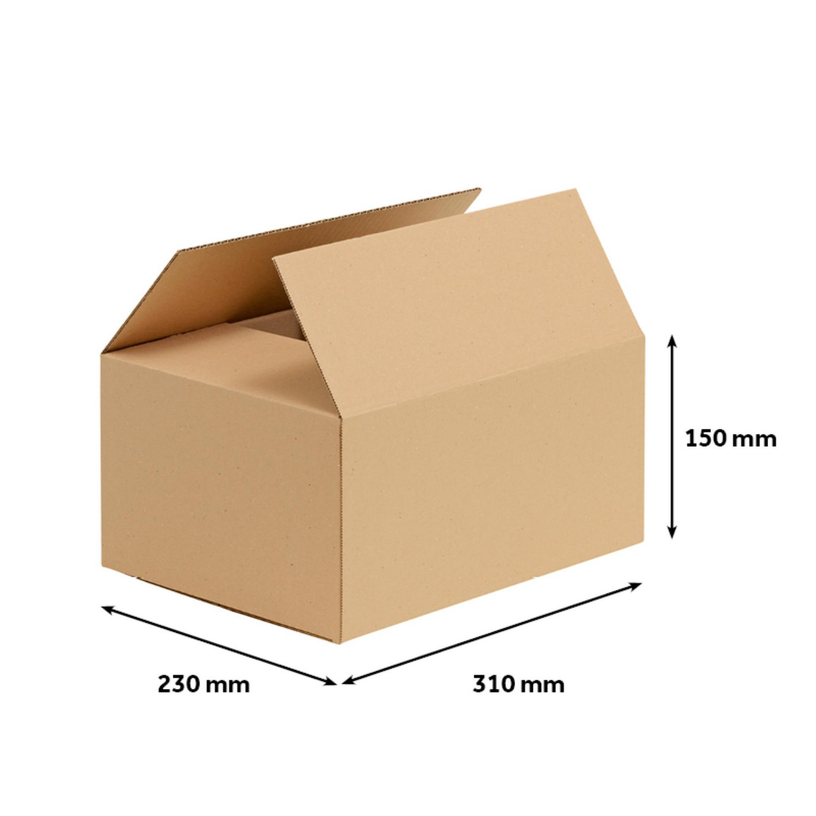 Klopová krabice - 3vrstvá, A4, 316 x 236 x 160 mm, 1 ks