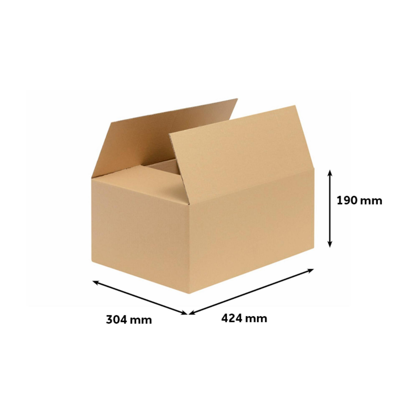 Klopová krabice - 3vrstvá, A3,  430 x 310 x 200 mm, 1 ks