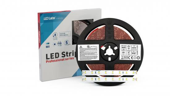 LEDLabs LED pásek PRO 5Y 24V 320 LED 2835 SMD 6W 10000K RA90