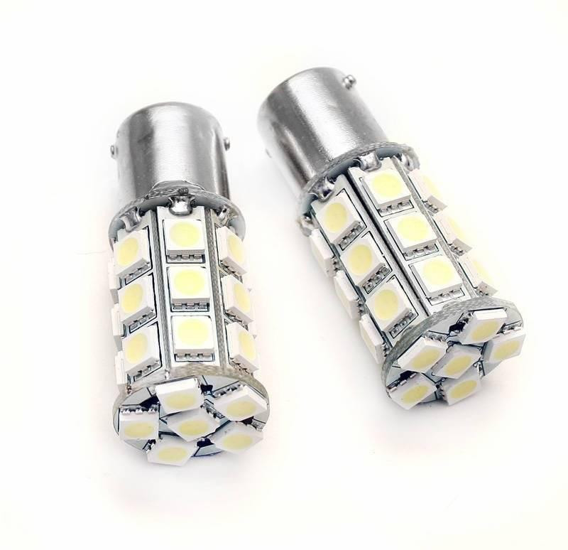 Interlook Auto LED žárovka BA15S 27 SMD 5050 PY21W / BAU15S